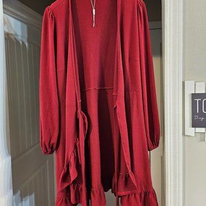 Red layering piece